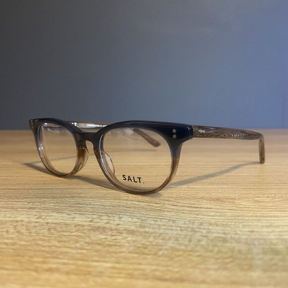 NEW SALT. Optics Garland 48 Oasis Eyeglasses Unisex 48-20-140 Handcrafted Japan - Picture 3 of 9